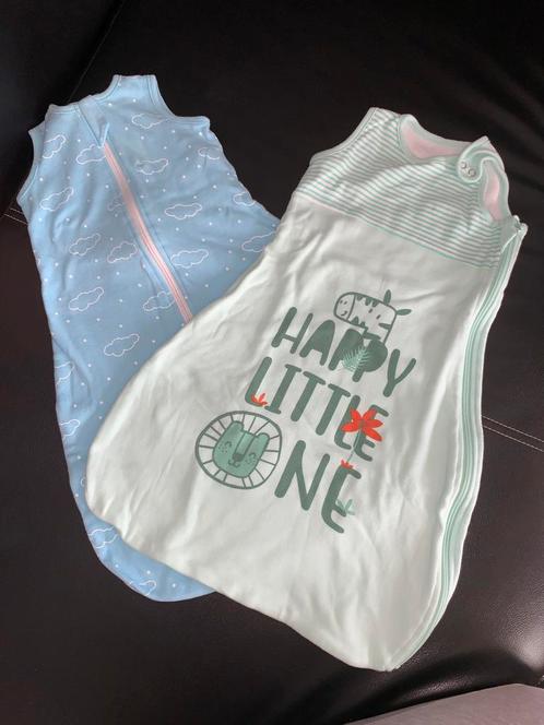 2 slaapzakken 70cm lente/zomer, Kinderen en Baby's, Dekens, Slaapzakjes en Inbakerproducten, Zo goed als nieuw, Slaapzak, Ophalen