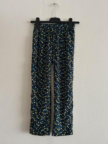 Donkerblauwe print zomerbroek LMTD maat 146, Kinderen en Baby's, Kinderkleding | Maat 146, Broek, LMTD, Meisje, Ophalen of Verzenden