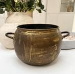 Vintage koperen pot met oren!, Ophalen of Verzenden, Koper