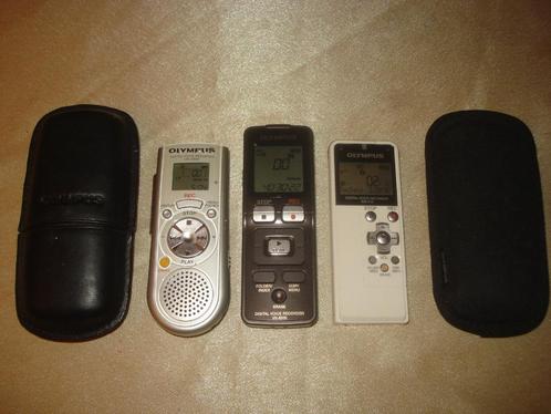 OLYMPUS Lot de 3 Dictaphones Numériques, Audio, Tv en Foto, Walkmans, Discmans en Minidiscspelers, Overige typen, Ophalen of Verzenden
