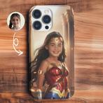 Coque telephone personnalisée enfant  – Style Wonder Woman, Verzenden, Nieuw, IPhone SE (2022), Frontje of Cover