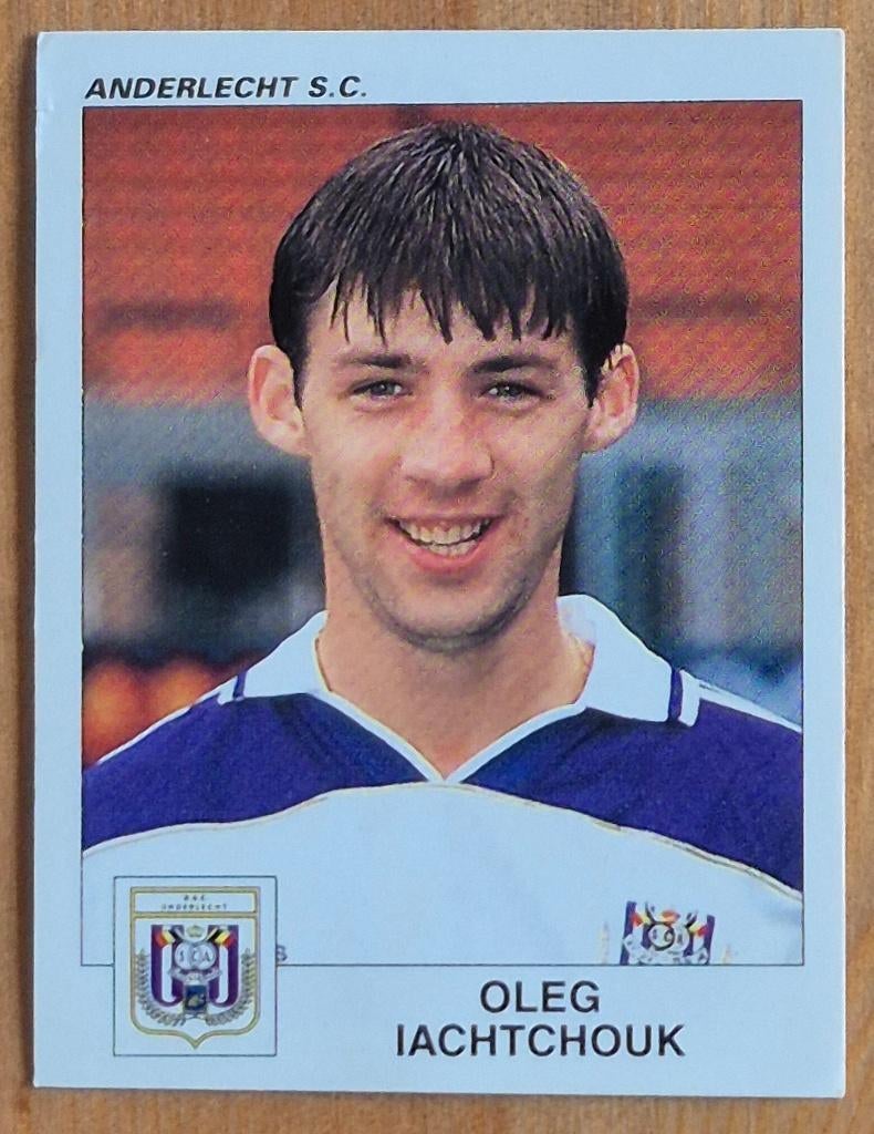 Panini Football 2001 #42 Oleg Iachtchouk Anderlecht S.C., Enlèvement ou Envoi, Comme neuf, Autocollant