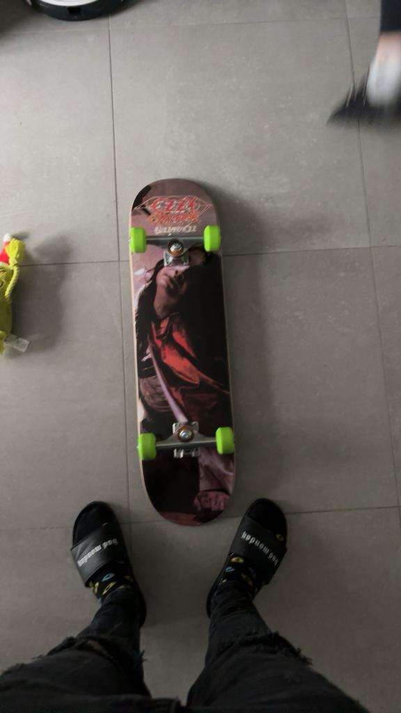 Custom skateboard Ozzy Osbourne x diamond, Sports & Fitness, Skateboard, Enlèvement, Comme neuf, Skateboard