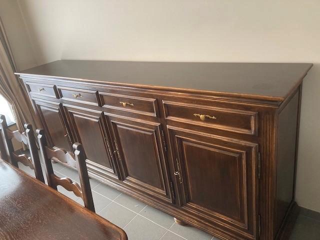 eiken eetplaats, Antiek en Kunst, Antiek | Meubels | Stoelen en Sofa's, Ophalen