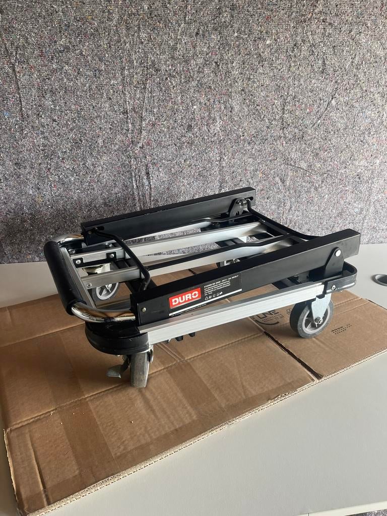 Chariot de transport pliable DURO pliable robuste et compact, Bricolage & Construction, Outillage | Pièces de machine & Accessoires
