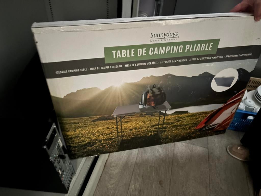 Table de pique nique, Caravanes & Camping, Enlèvement ou Envoi, Comme neuf