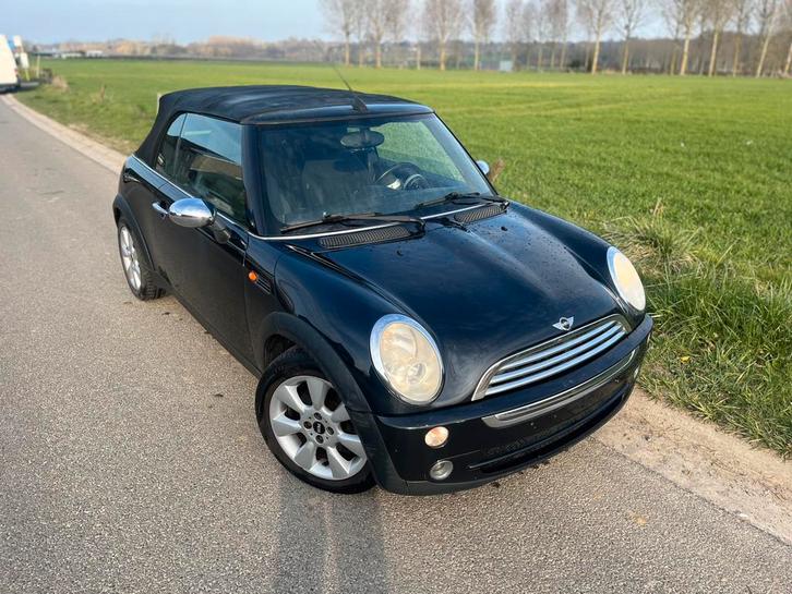 Mini Cooper Cabriode 2005 avec 195 000 km.1.6i bonne lecture, Autos, Mini, Entreprise, Cabrio, Essence, Euro 4, Enlèvement ou Envoi