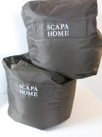 2x Scapa poef zitzak  bruin, Ophalen of Verzenden, Zo goed als nieuw