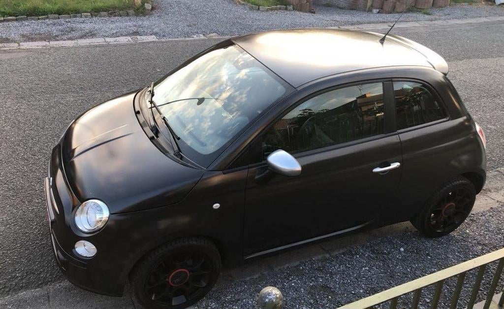 Fiat 500, Zwart, Zwart, Handgeschakeld, Particulier