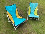 2 leuke festival stoelen, Strandzit, tuinstoel, partyhanger, Ophalen, Gebruikt, Campingstoel