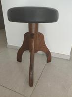 Tabouret de piano Art Déco vintage en bois dur - table, Enlèvement ou Envoi