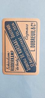 Carte à jouer De Kursaal Distillery Oostende_Blauw_285, Enlèvement ou Envoi, Utilisé, Carte(s) à jouer