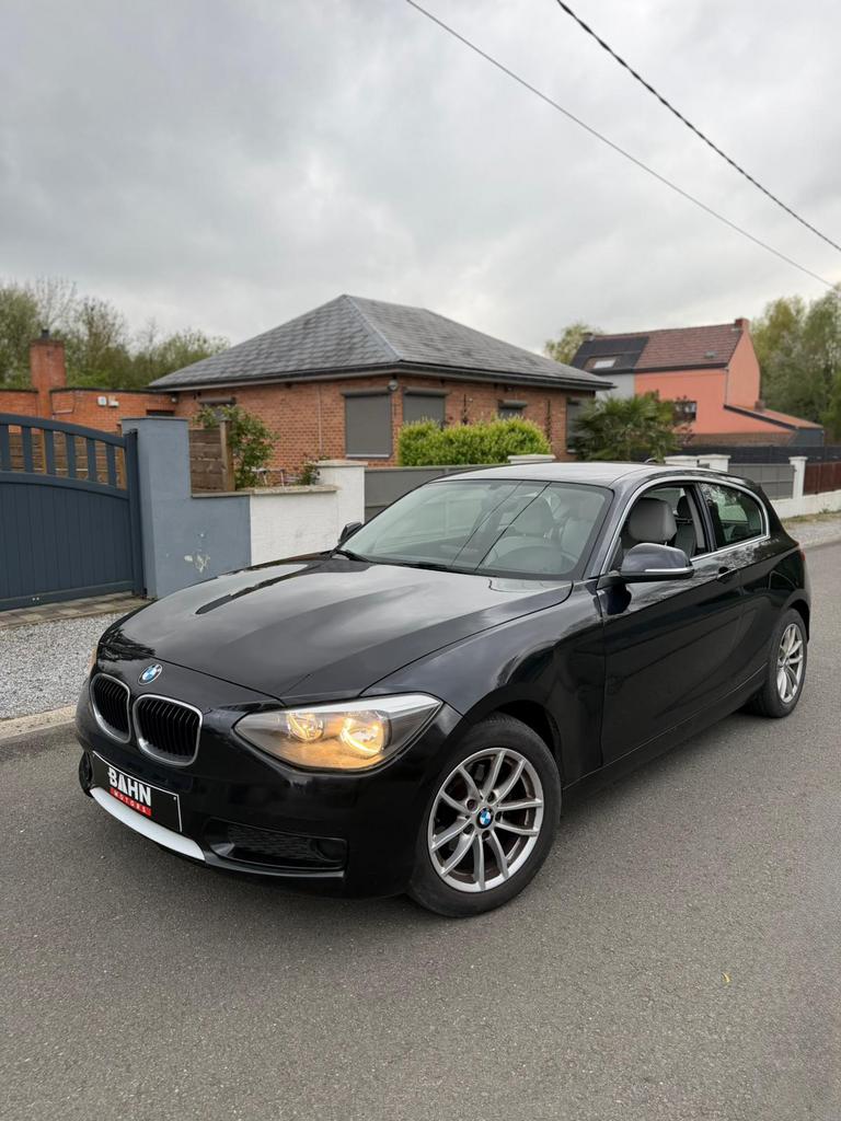BMW 1-serie, Auto's, BMW, Euro 5, Zwart, Bedrijf, 5 deurs