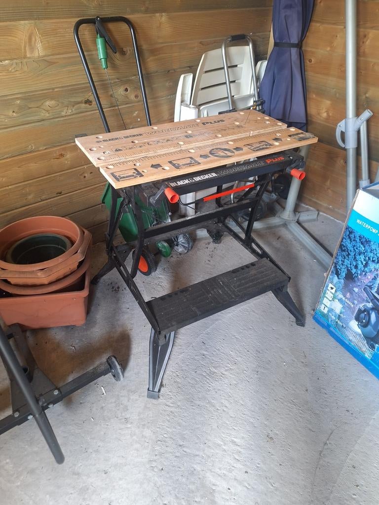 Werkbank, Ophalen, Gebruikt, Bankschroef