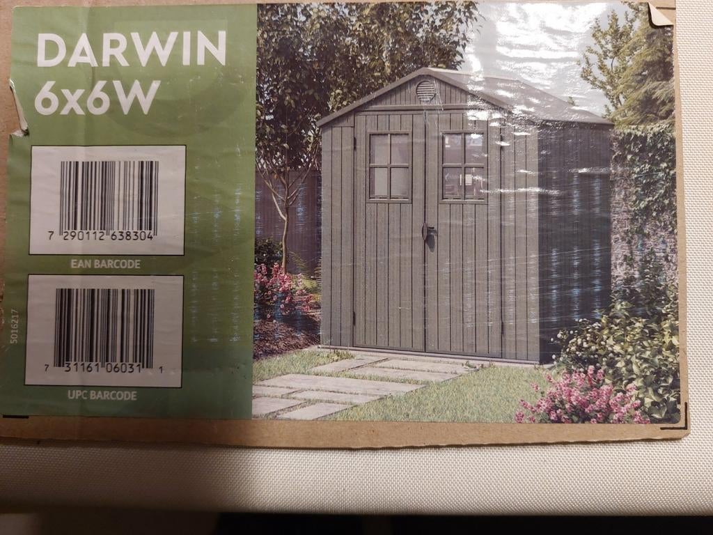 Keter tuinhuis Darwin nieuw, Ophalen, Tuinhuis
