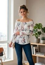 Blouse met bloemen van MyHailys, mt40, Kleding | Dames, Grote Maten, My Hailys, Ophalen of Verzenden, Nieuw, Blouse of Tuniek
