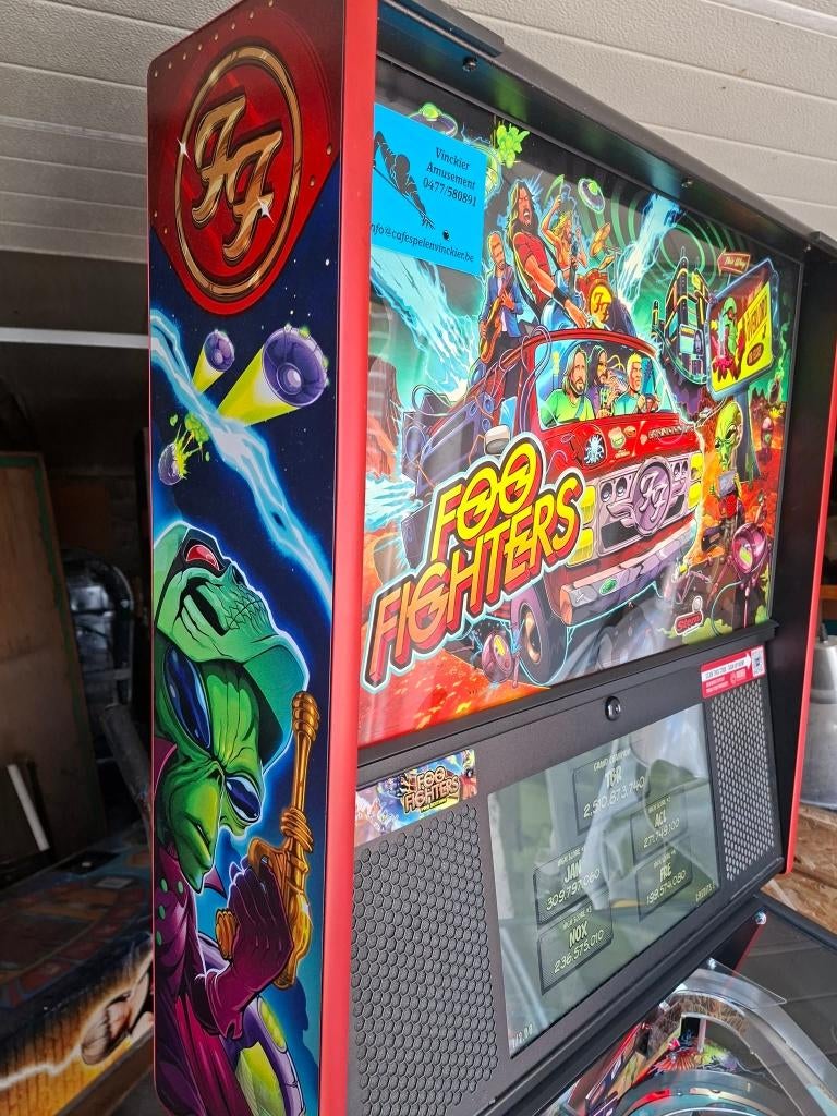 Stern Foo Fighters, Verzamelen, Automaten | Flipperkasten, Ophalen, Stern, Zo goed als nieuw, Dot-matrix