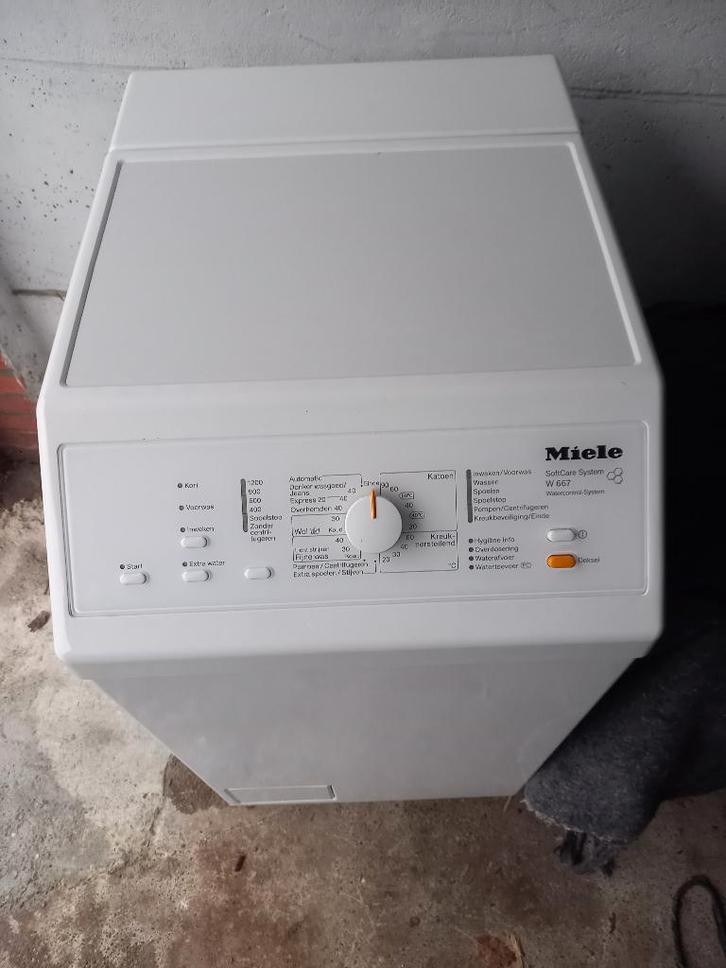 Miele wasmachine A+++ bovenlader in zeer goede staat, Electroménager, Lave-linge, Utilisé, Élévateur, 4 à 6 kg, 85 à 90 cm, 1200 à 1600 tours