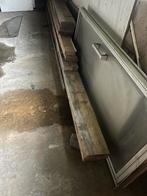 Partij massieve houten balken en planken, Ophalen, Gebruikt