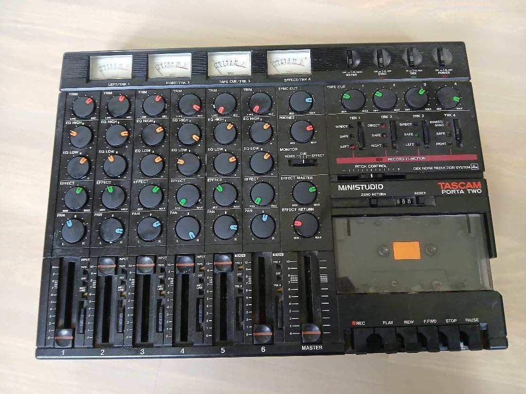 Magnétophone à cassettes Tascam porta two mini studio, TV, Hi-fi & Vidéo, Decks cassettes, Enlèvement