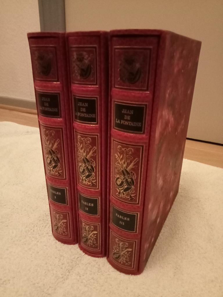 Fables, J. de la Fontaine, illustré par H. Lemarié, Antiquités & Art, Antiquités | Livres & Manuscrits, Enlèvement