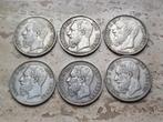 BELGIË 5 FRANK LEOPOLD II ZILVER, Postzegels en Munten, Munten | België, Zilver, Ophalen of Verzenden, Losse munt, Zilver