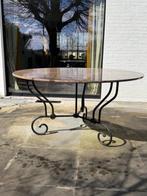 Tafel, Huis en Inrichting, Ophalen, Overige materialen, Rond, Zo goed als nieuw