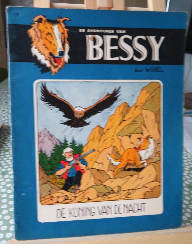 Bessy nr 19 De koning van de nacht., Ophalen of Verzenden, Gelezen, Willy Vandersteen