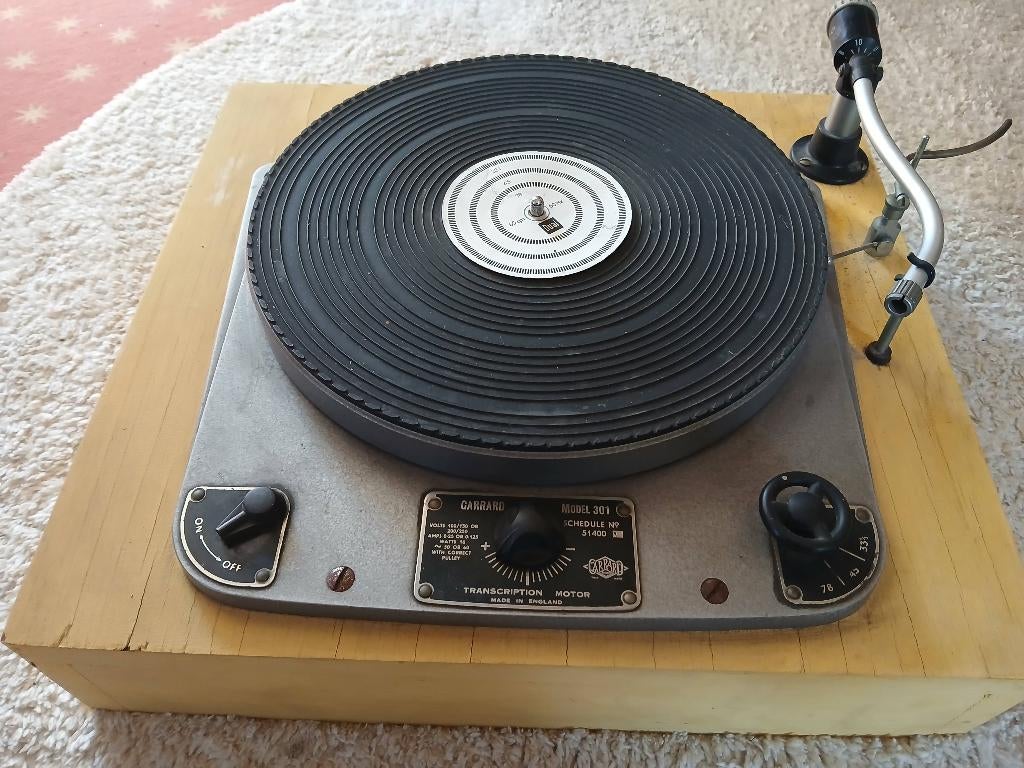 Vynile vintage Garrard Model 301, TV, Hi-fi & Vidéo, Tourne-disques, Utilisé, Tourne-disque, Enlèvement