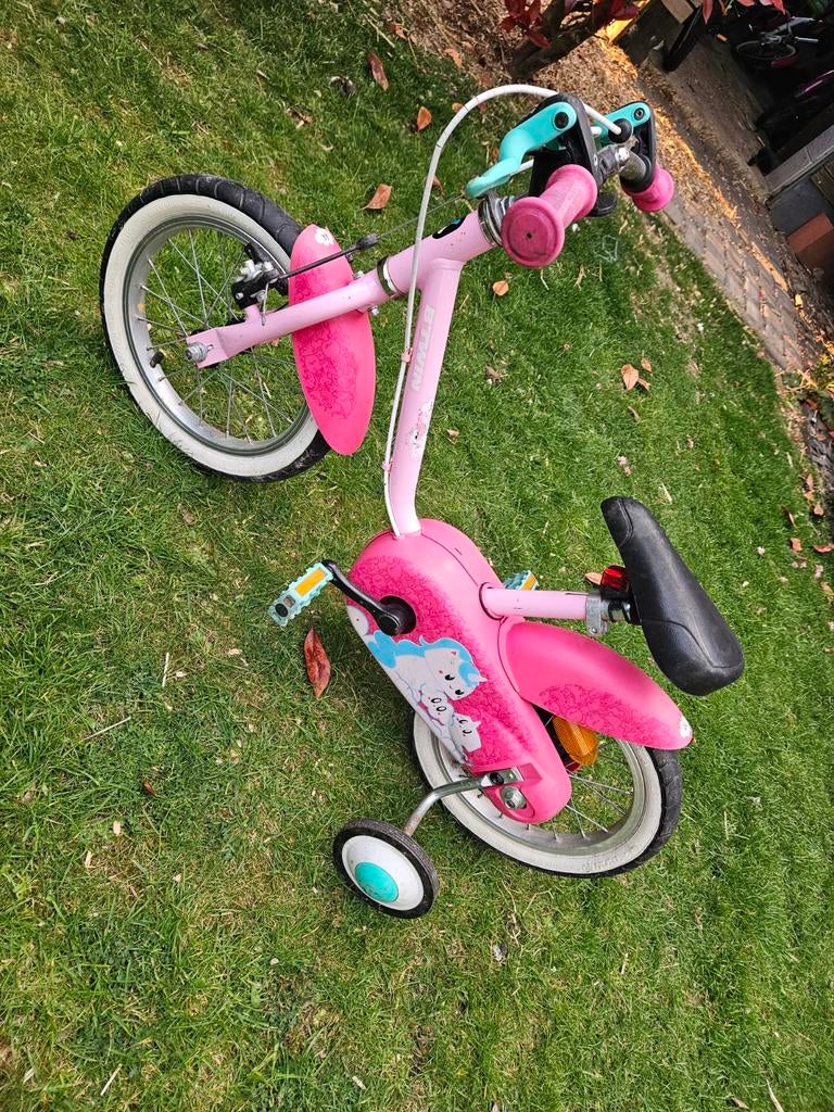 Vélo enfant B’TWIN 14 pouces fille, Enlèvement