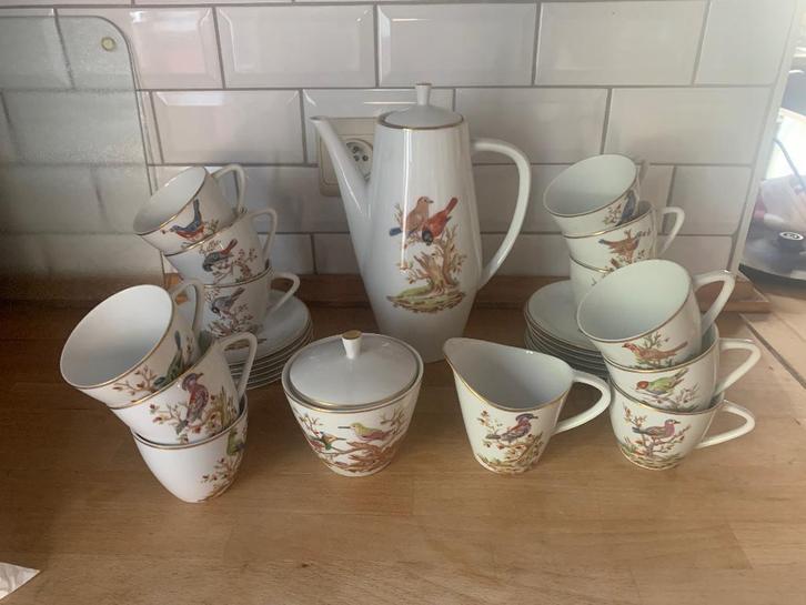 Service à café en porcelaine de Baudour, Antiek en Kunst, Antiek | Porselein, Ophalen