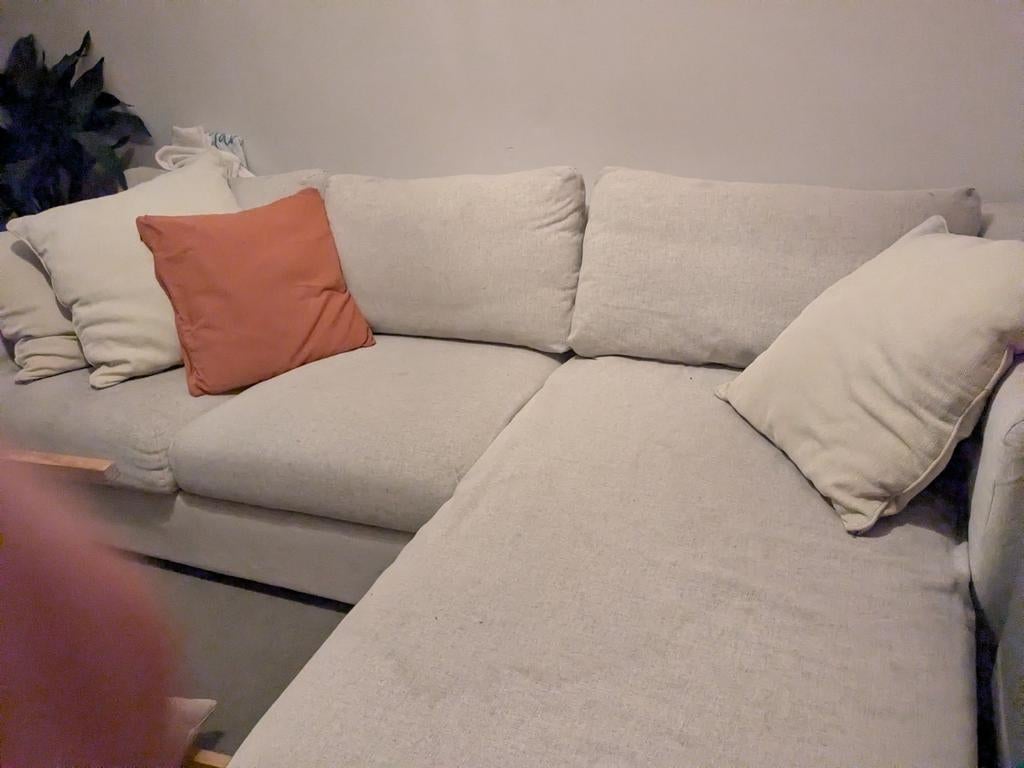 Vimle 3-zit zetel met chaiselong, Huis en Inrichting, Ophalen