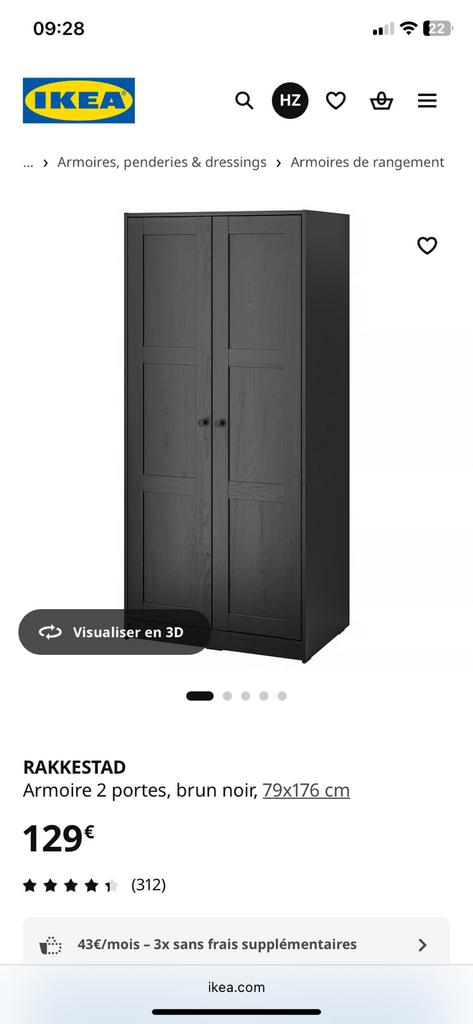 Garde robe enfant, Maison & Meubles, Armoires | Penderies & Garde-robes, Enlèvement, Neuf