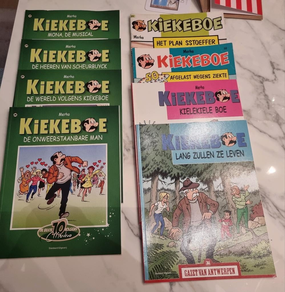 7 Kiekeboe's, Boeken, Meerdere stripboeken, Ophalen of Verzenden, Zo goed als nieuw, Merho