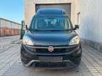 FIAT DOBLO 1.4i BENZINE 2017 116000 KM TPMR PMR INVALIDE, Auto's, Voorwielaandrijving, 177 g/km, 4 cilinders, Zwart