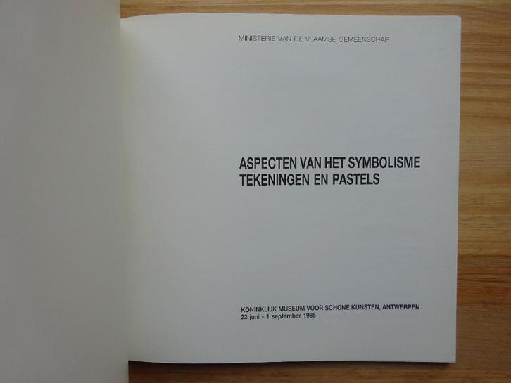 Aspecten van het symbolisme 1985 KMSKA, Boeken, Kunst en Cultuur | Beeldend, Zo goed als nieuw, Schilder- en Tekenkunst, Ophalen of Verzenden