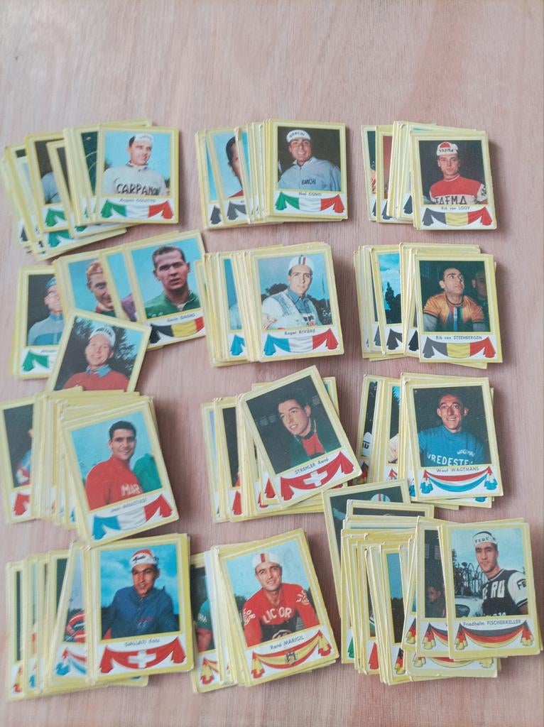 Maple leaf gum wielrenners chromo's. Volledige reeks , 182st, Ophalen of Verzenden