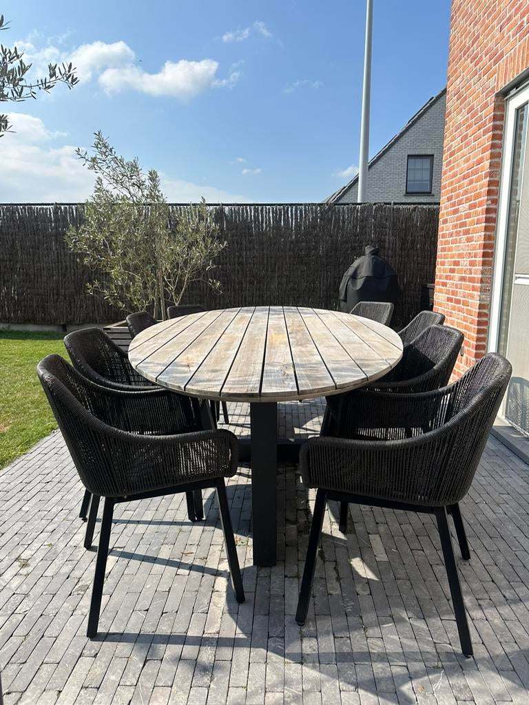 Tuintafel - teak - Borato - L280cm x B135cm - 8 personen, Tuin en Terras, Ophalen, Zo goed als nieuw