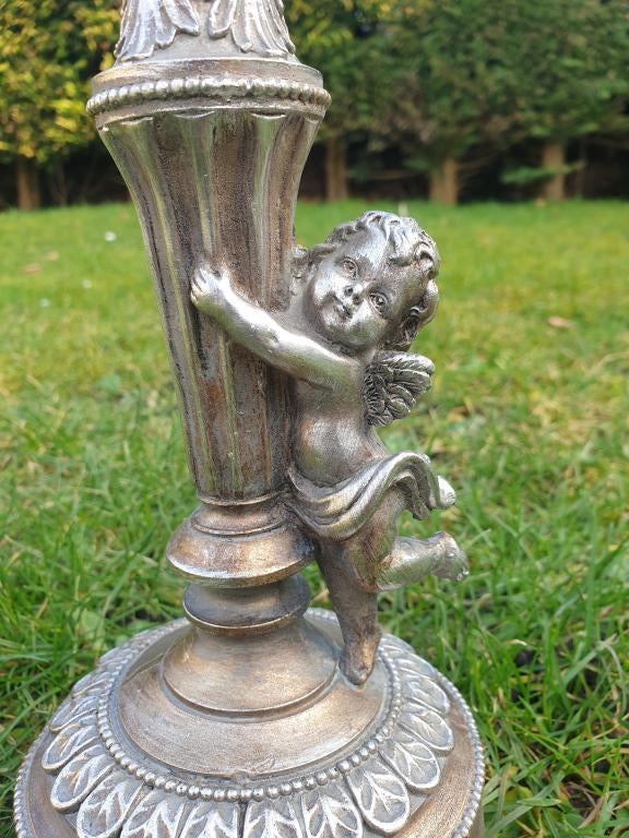 kandelaar met een engel , landelijk, Ophalen of Verzenden, Nieuw, Kandelaar