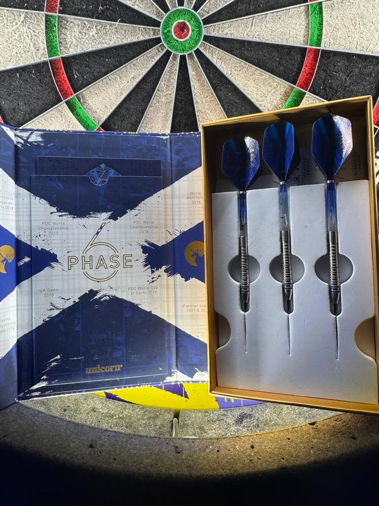 Gary Anderson phase 6. 21g, Sport en Fitness, Ophalen of Verzenden, Zo goed als nieuw