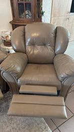 Te koop 3 zit met 2 relaxen en 2x een 1 zit met relax, Ophalen, Gebruikt, Leer