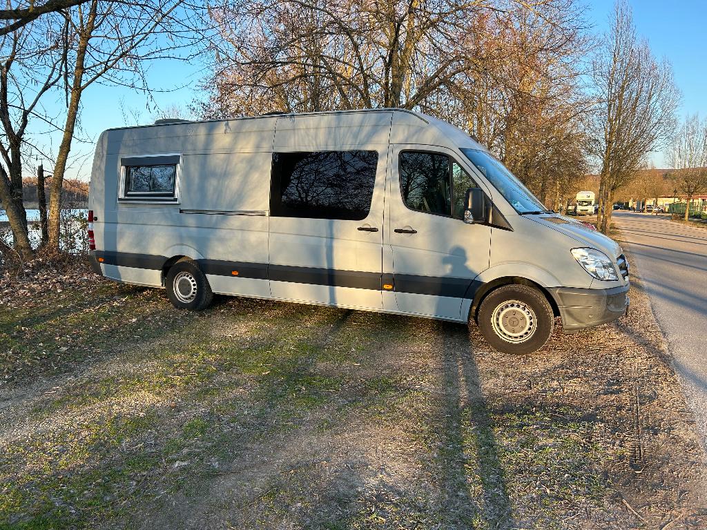 Mercedes Sprinter 316Cdi Camper XXL, Caravanes & Camping, Camping-cars, Siège standard, Toilette à cassette, Boîte manuelle, Réfrigérateur