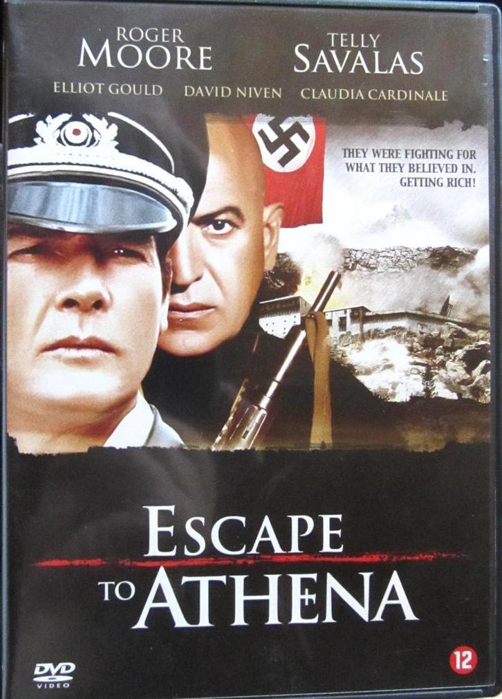 DVD OORLOG- ESCAPE TO ATHENA (ROGER MOORE- TELLY SAVALAS ), Cd's en Dvd's, Dvd's | Actie, Zo goed als nieuw, Oorlog, Alle leeftijden