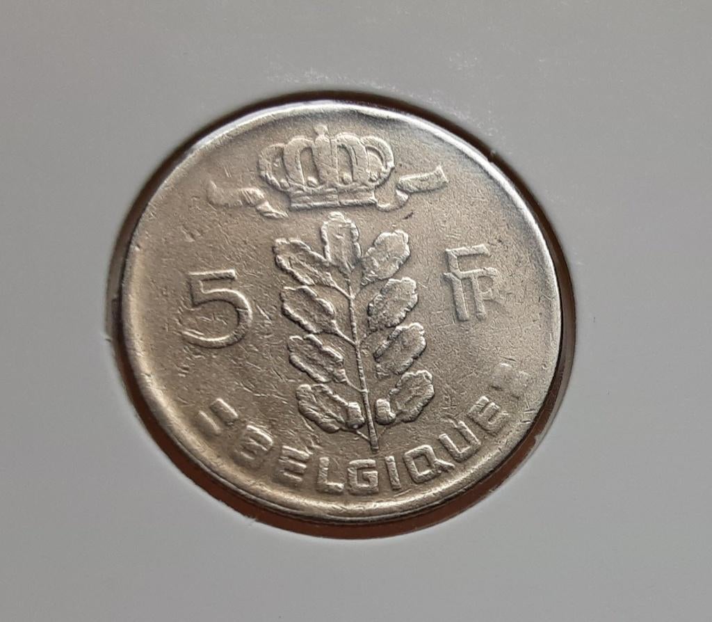 België – 5 frank – 1962 fr. (Ref 083)., Postzegels en Munten, Munten | België, Ophalen of Verzenden, Losse munt