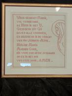 geborduurd Mariagebed Wees gegroet Maria, Ophalen