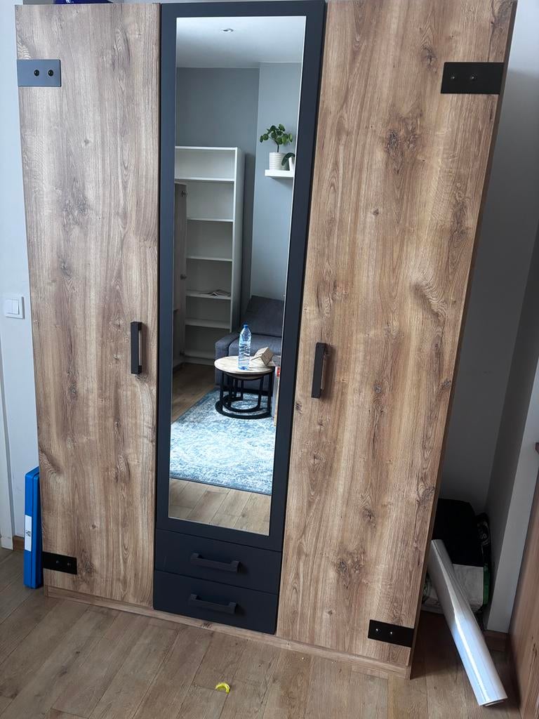 Armoire avec penderie, Maison & Meubles, Avec espace de penderie, 100 à 150 cm, Enlèvement, Utilisé