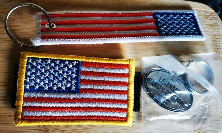 Harley Davidson sleutelhanger, patch ect., Motoren, Onderdelen | Harley-Davidson, Nieuw, Ophalen of Verzenden