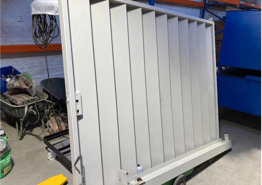 Porte en acier moderne (170x210cm), Jardin & Terrasse, Portes de jardin, Enlèvement, Utilisé