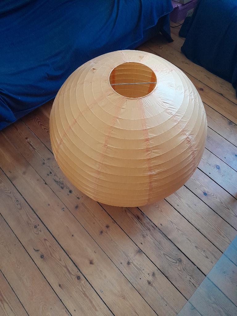 Abat-jour suspendu orange, Enlèvement, Utilisé, Autres matériaux, 50 à 75 cm