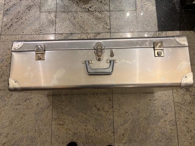 Verlin Aluminium koffer nieuw, Handtassen en Accessoires, Ophalen of Verzenden, Nieuw, Slot